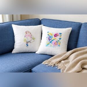 Linen Throw Cushion Covers | Two